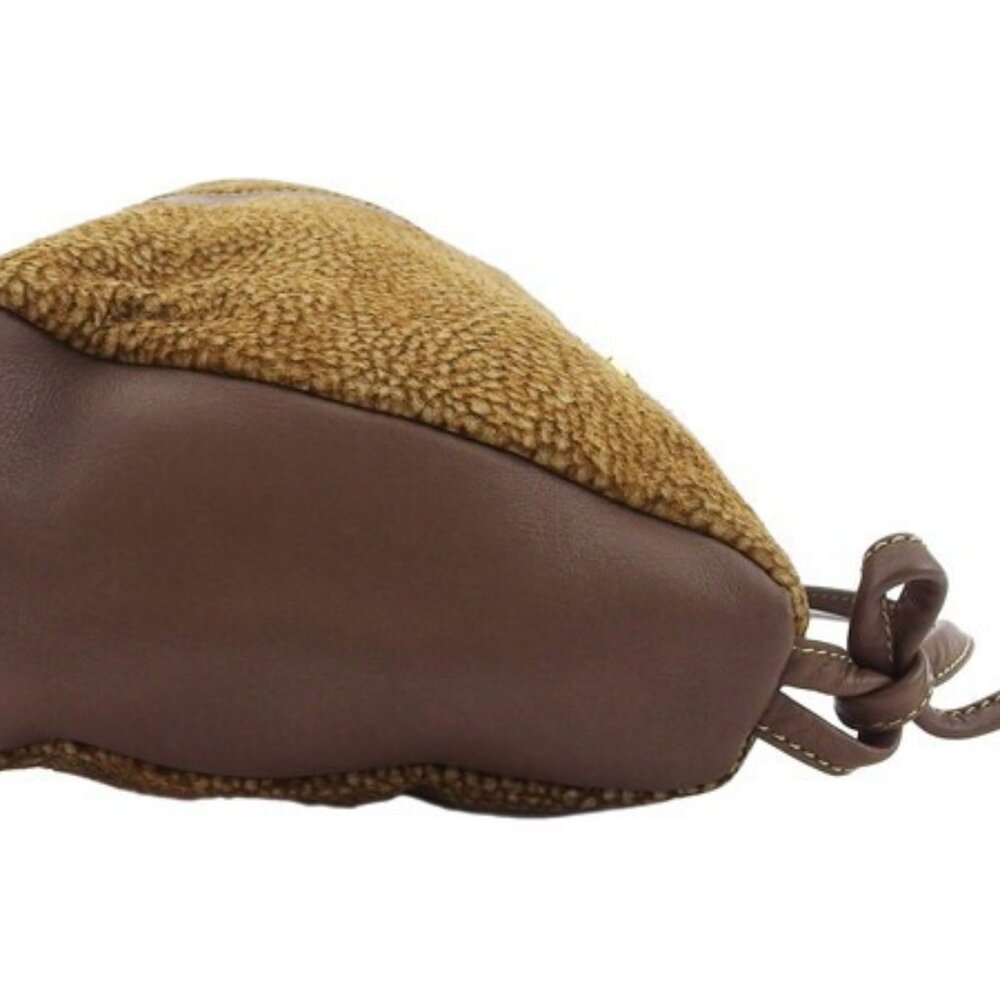 Borbonese Shoulder Bag Quail Pattern Authentic Us… - image 4